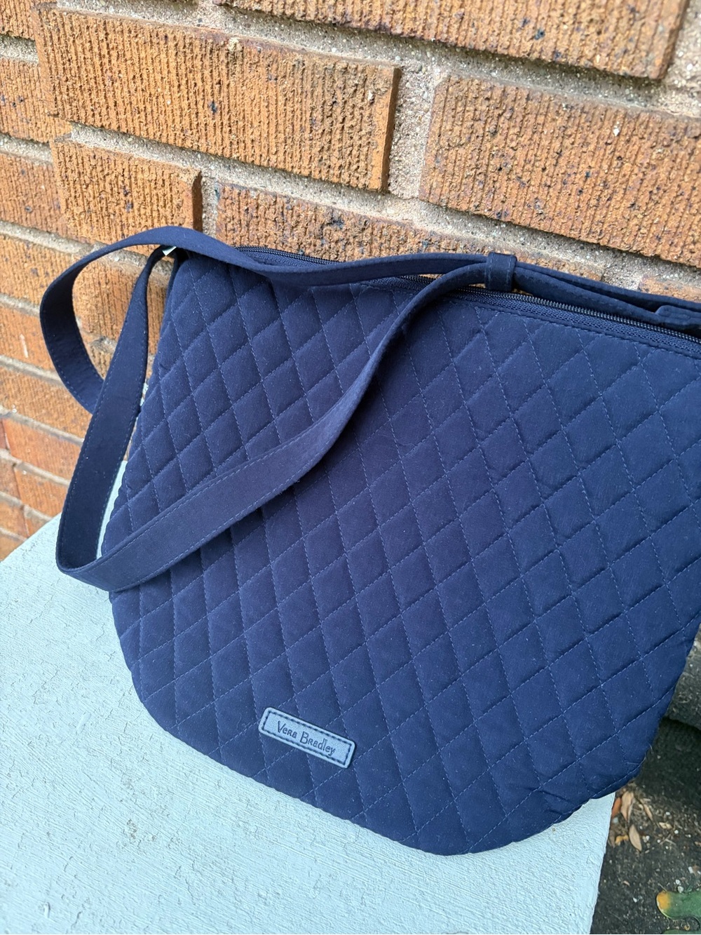 Vera Bradley Dark Navy Quilted Crossbody Bag